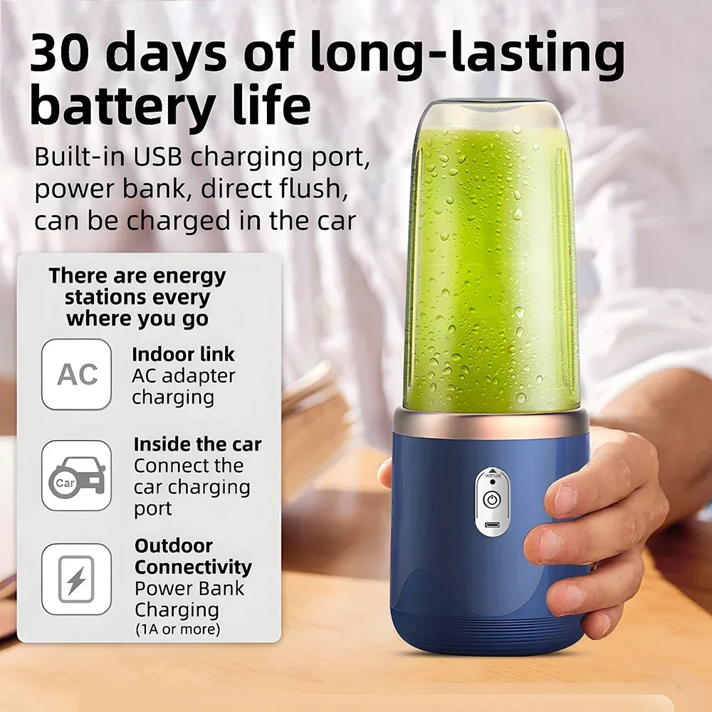 Mini Rechargeable Portable Juicer - BlendGo